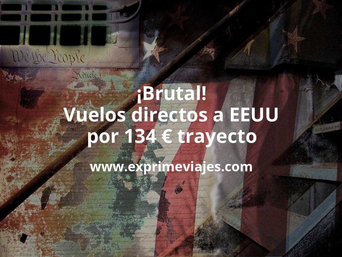 🇺🇸 Estados Unidos: vuelos directos por 134 euros trayecto