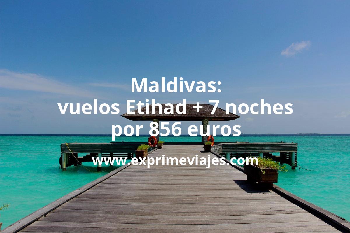 🇲🇻 Locurón! Maldivas: vuelos con Etihad + 7 noches por 856 euros