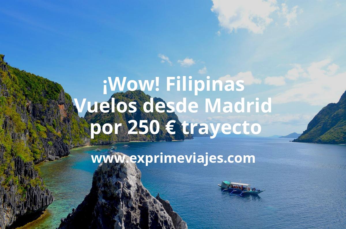🇵🇭 Filipinas: vuelos por 250 € trayecto