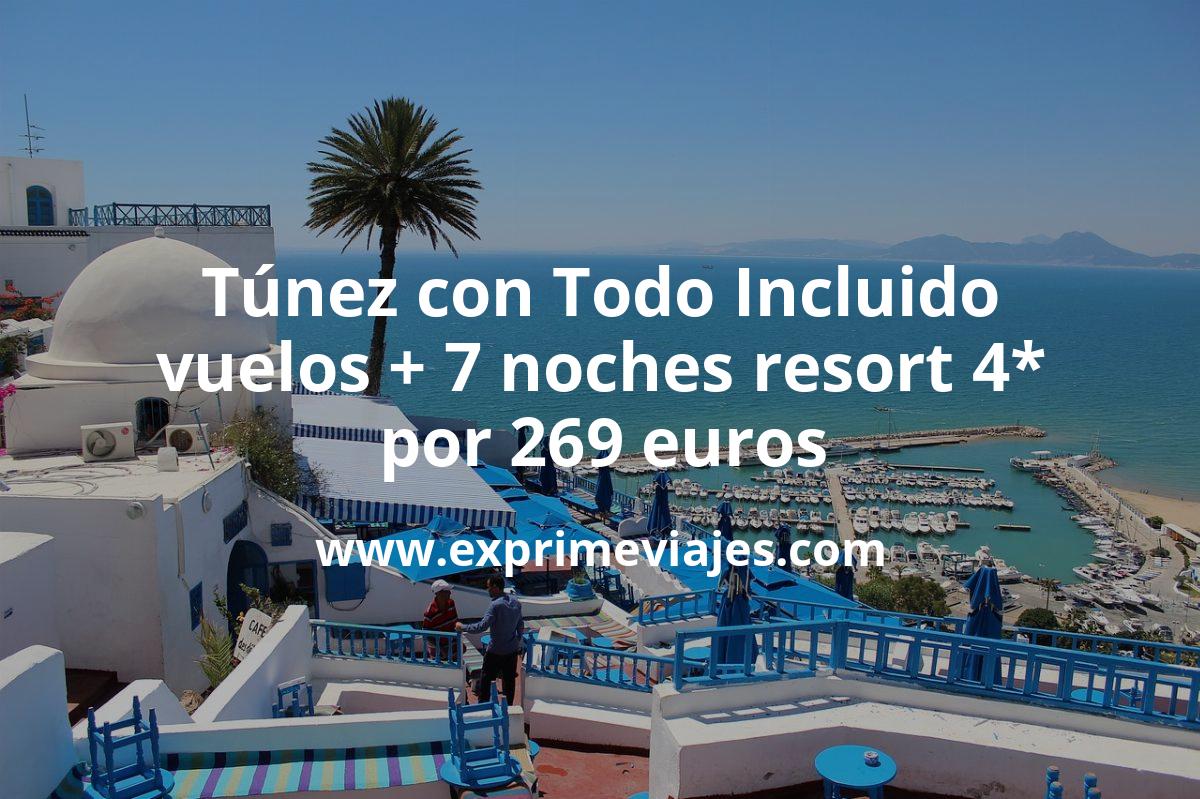 🇹🇳 TODO INCLUIDO en Túnez: Vuelos + 7 noches resort 4* por 269 euros