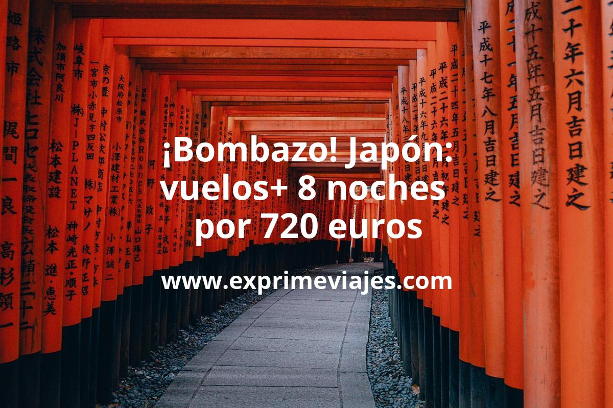 🇯🇵 Bombazo! Japón: Vuelos + 8 noches por 720 euros