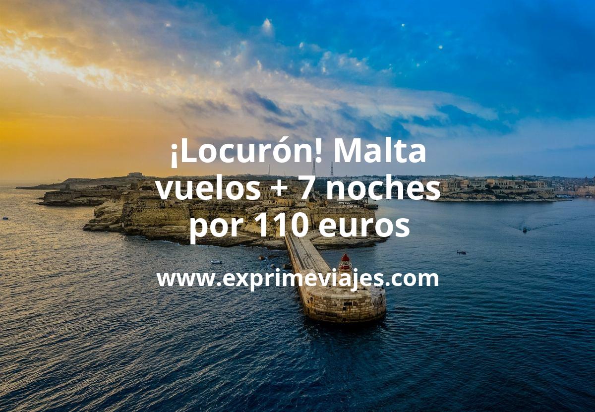 🇲🇹 Locurón! Malta: Vuelos + 7 noches por 110 euros