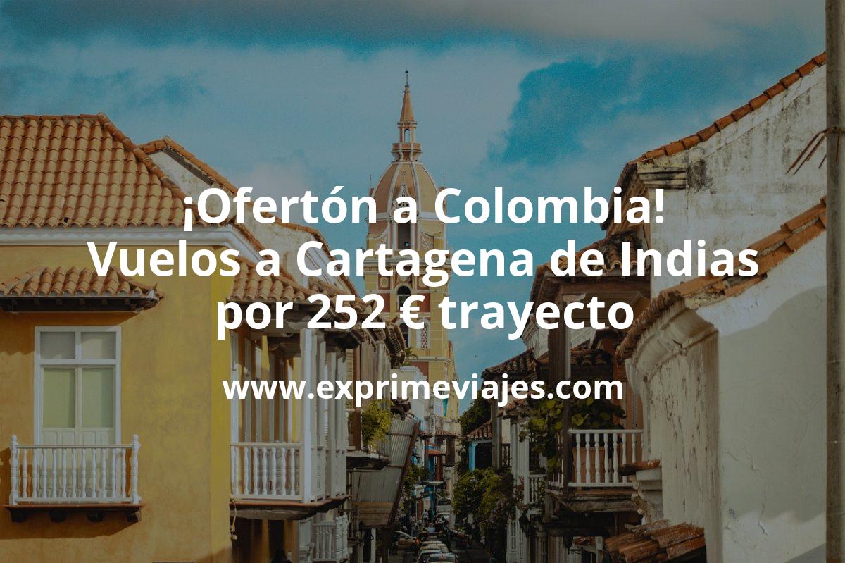🇨🇴 Colombia: Vuelos a Cartagena de Indias por 252 euros trayecto