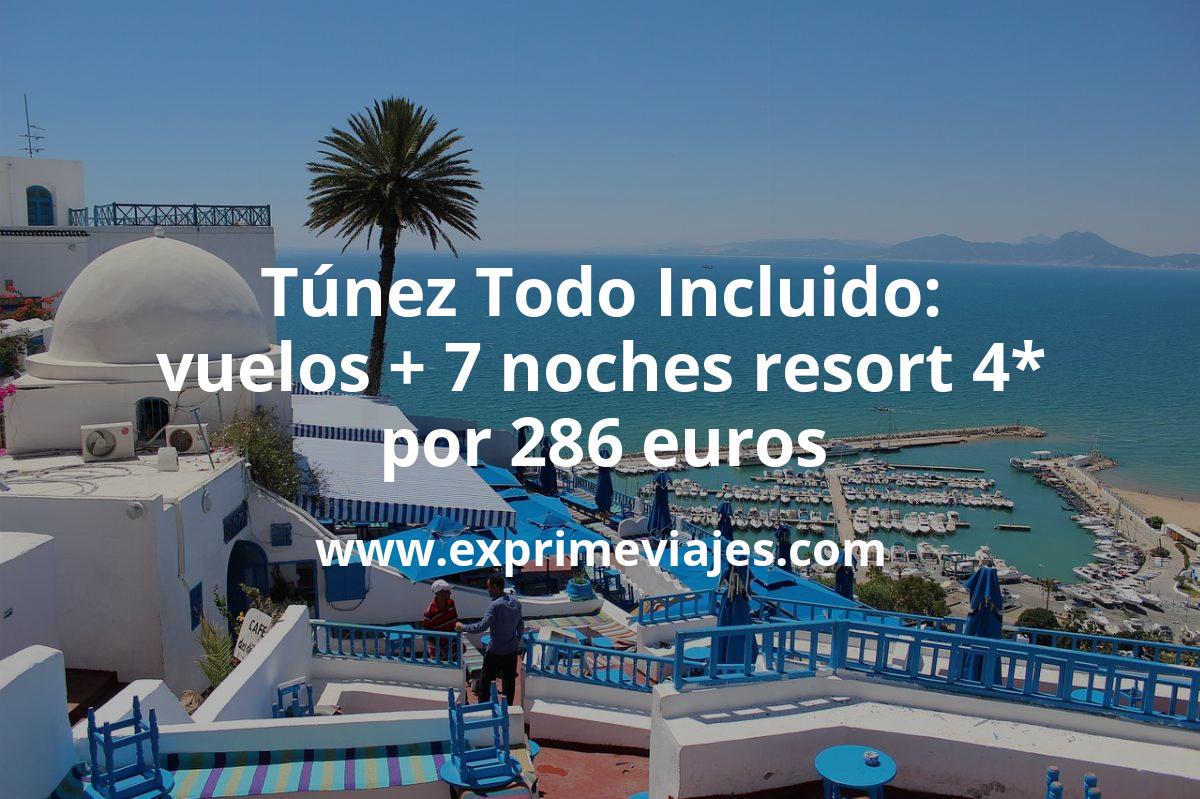 🇹🇳 TODO INCLUIDO en Túnez: Vuelos + 7 noches resort 4* por 286 euros
