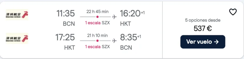 comprar vuelos baratos de Barcelona a Phuket Tailandia