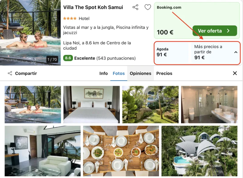 oferta villa mas Instagram koh samui