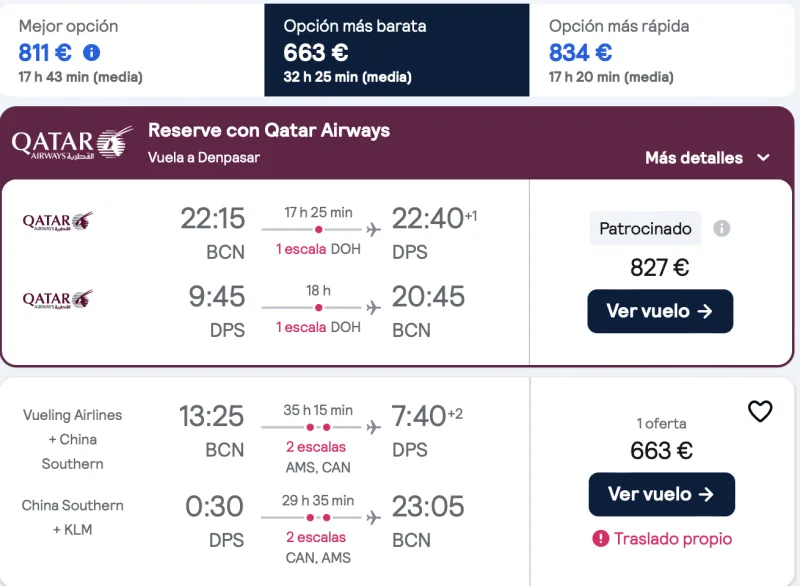 comprar vuelos baratos de Barcelona. a bali comprar vuelos baratos de Barcelona. a bali