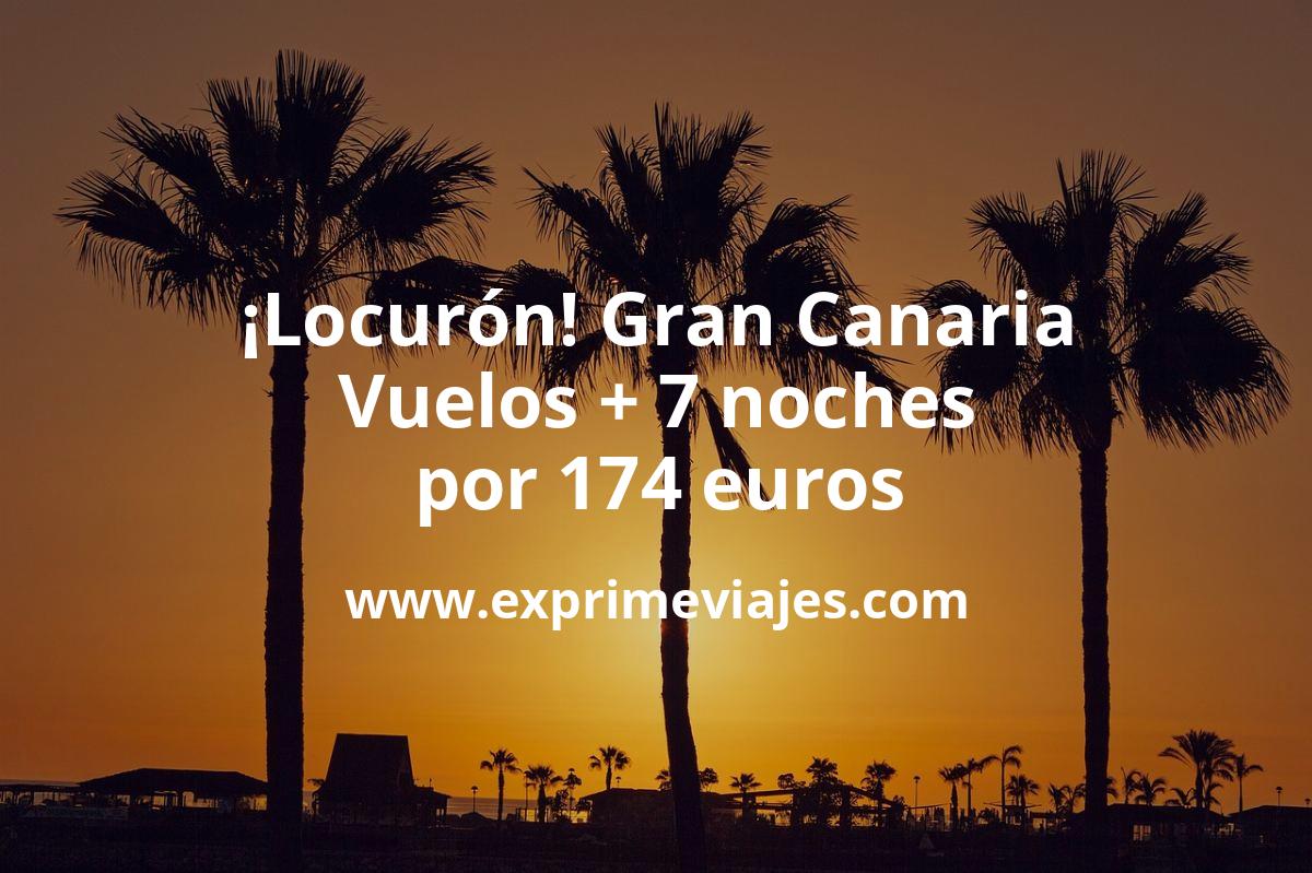 🇪🇸 Locurón! Gran Canaria: Vuelos + 7 noches por 174 euros