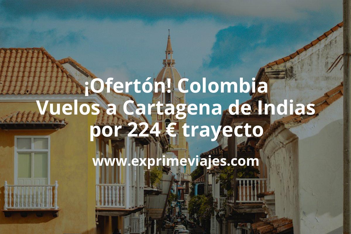 🇨🇴 Colombia: Vuelos a Cartagena de Indias por 224 euros trayecto