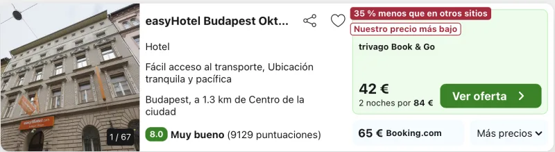 dormir barato en Budapest
