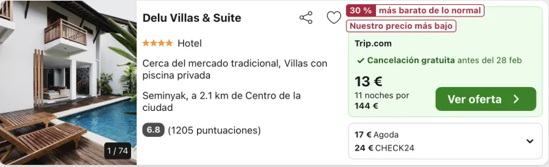 oferta villa bali
