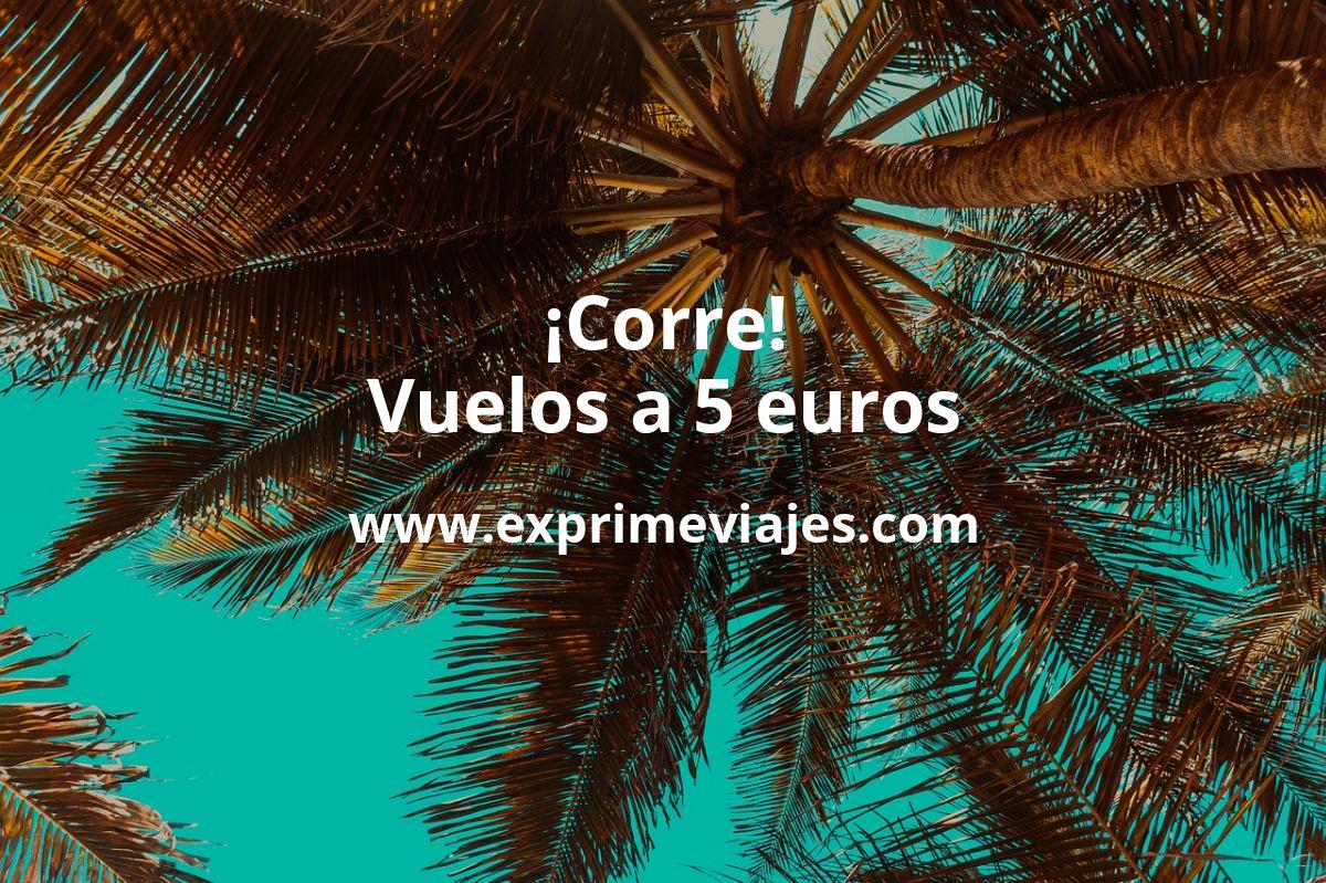 🇪🇸 Corre! Vuelos a 5 euros trayecto