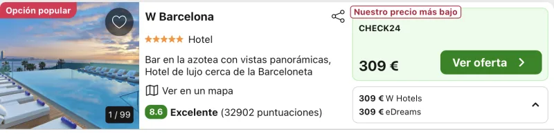 oferta dormir hotel vela barcelona oferta dormir hotel vela barcelona