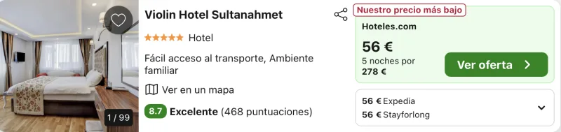 oferta hotel lujo Estambul