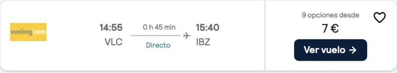 comprar vuelos baratos de valencia a ibiza