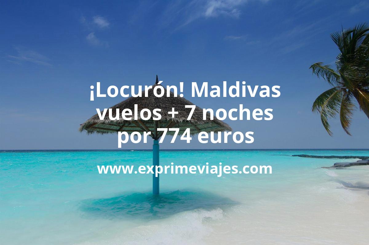🇲🇻 Maldivas: vuelos + 7 noches por 774 euros