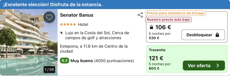 oferta hotel lujo semana santa costa sol