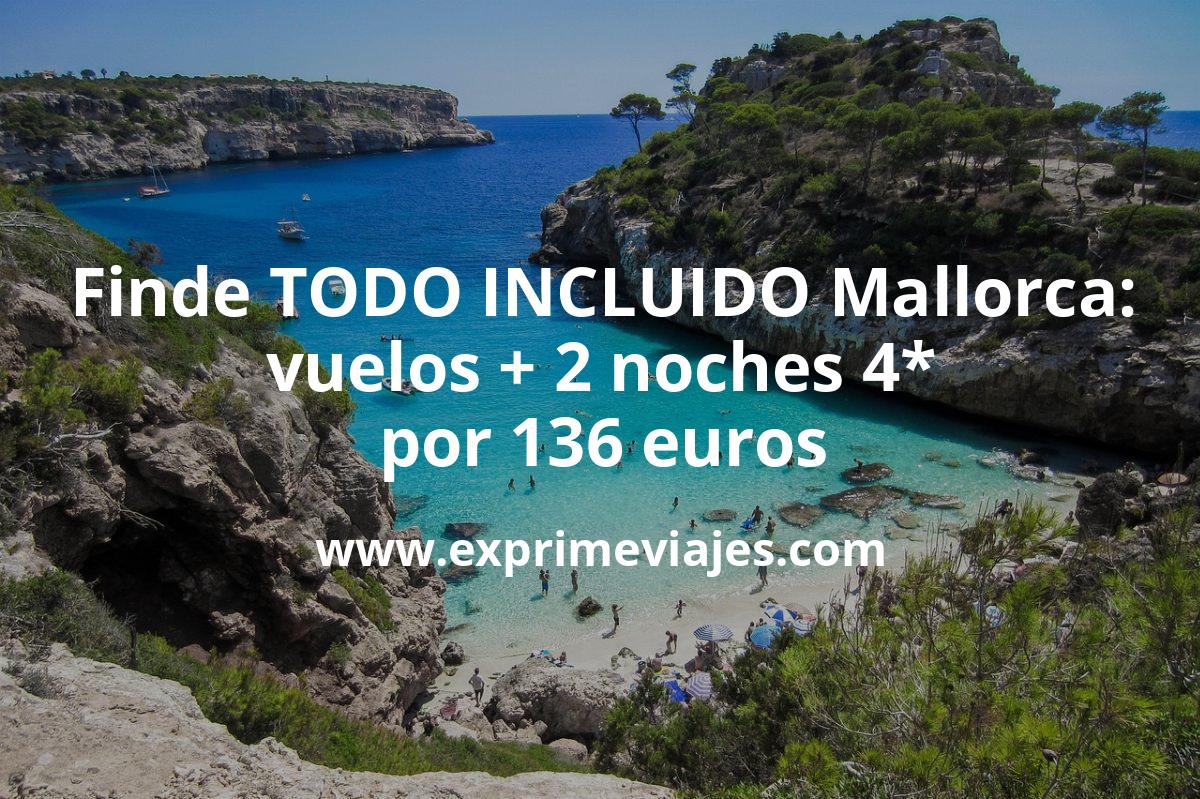 🇪🇸 Finde con Todo Incluido en Mallorca: vuelos + 2 noches 4* por 136 euros