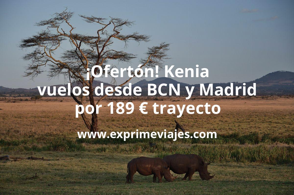 🇰🇪 Vuelos a Kenia por 189 euros trayecto