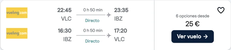 COMPRAR VUELOS BARATOS A IBIZA EN JULIO