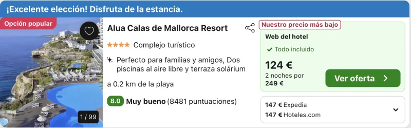 oferta resort todo incluido Mallorca
