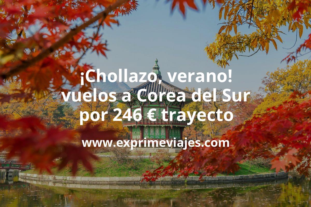 🇰🇷 Vuelos a Corea del Sur en pleno verano por 246 € trayecto
