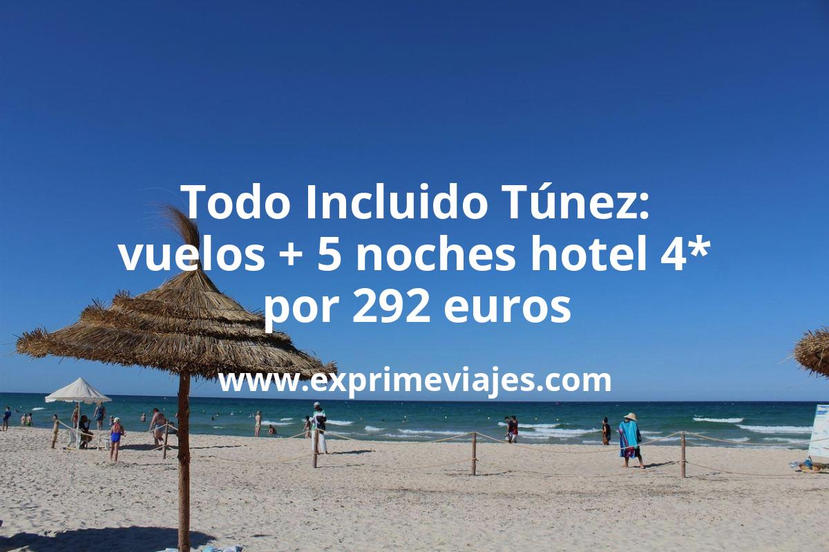 🇹🇳 TODO INCLUIDO en Túnez: Vuelos + 5 noches resort 4* por 292 euros
