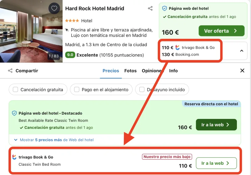 oferta hotel hard rock Madrid