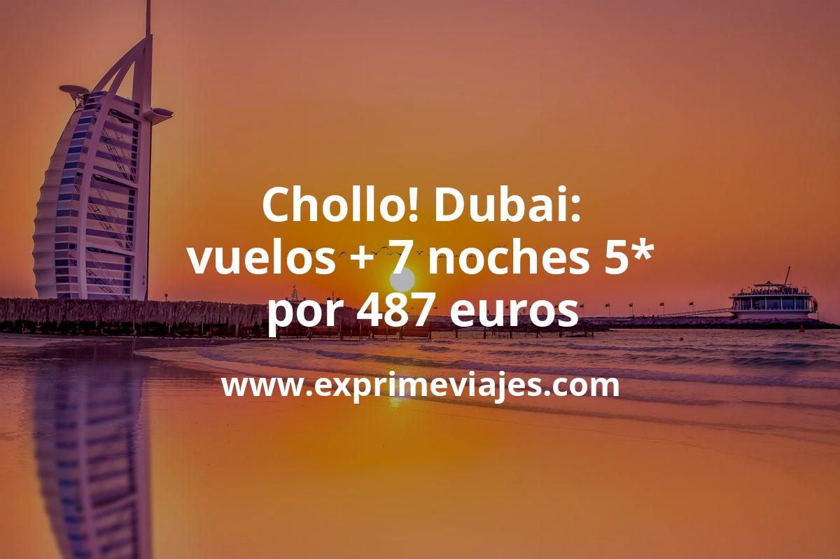 🇦🇪 Dubai: Vuelos + 7 noches hotelazo 5* por 487 euros