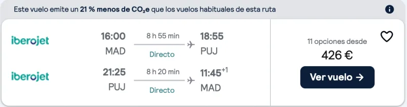 comprar vuelos baratos de madrid a punta cana