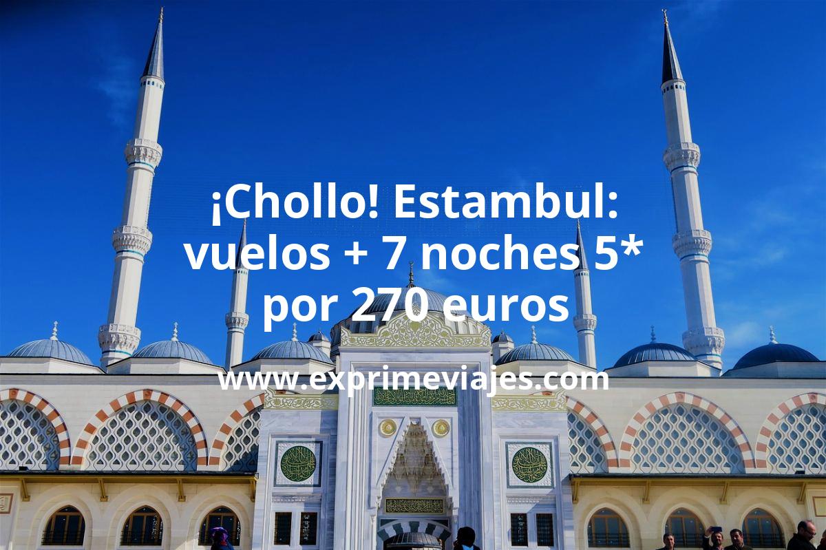 🇹🇷 Estambul: Vuelos directos + 7 noches hotel 5* por 270 euros