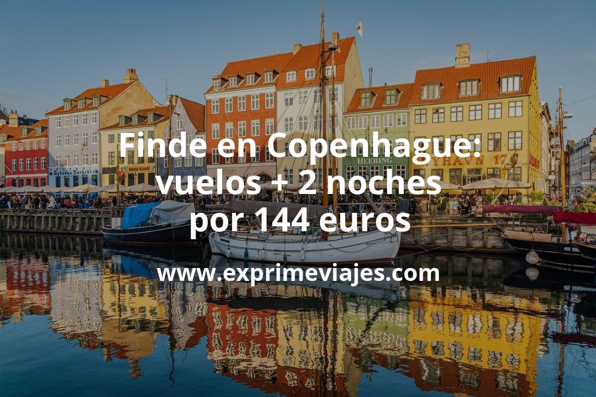 🇩🇰 Fin de Semana en Copenhague: vuelos + 2 noches por 144 euros