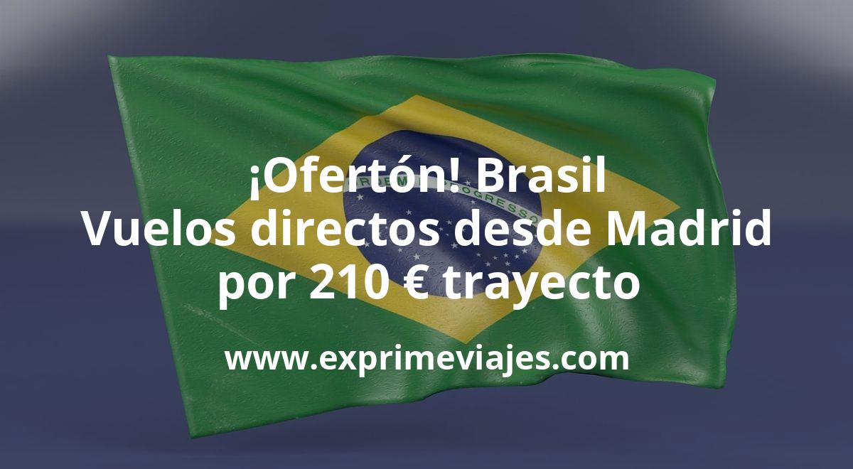🇧🇷 Brasil: Vuelos directos a São Paulo por 210 euros trayecto