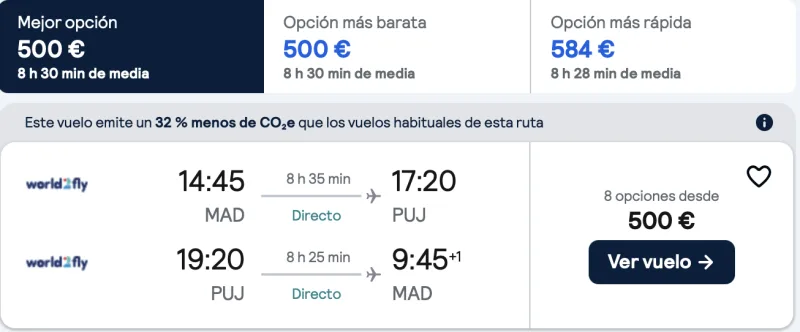 comprar vuelos baratos de madrid a punta cana