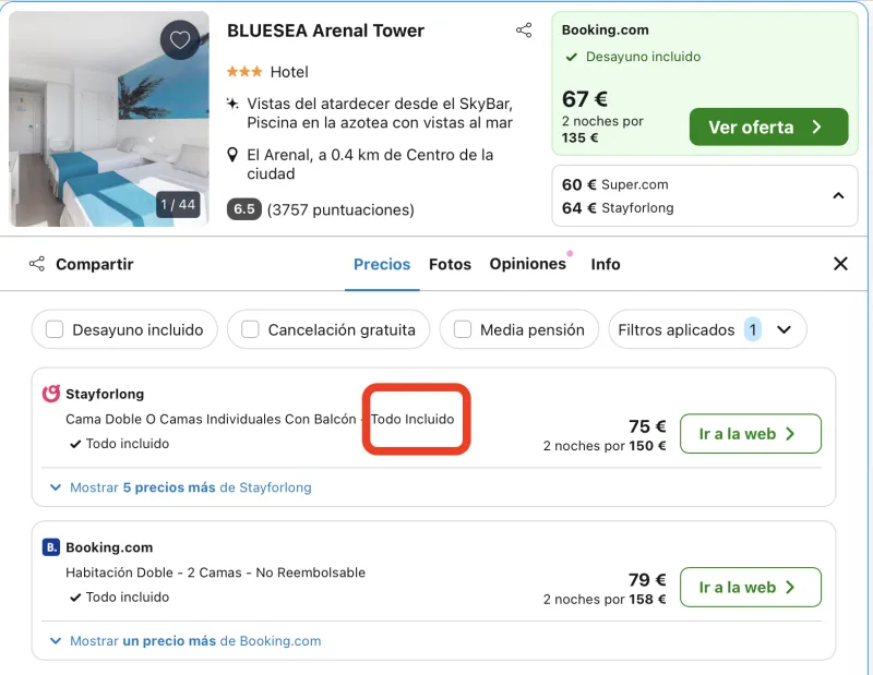 OFERTA HOTEL TODO INCLUIDO EN MALLORCA OFERTA HOTEL TODO INCLUIDO EN MALLORCA