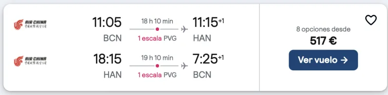 COMPRAR VUELOS BARATOS DE BARCELONA A HANOI COMPRAR VUELOS BARATOS DE BARCELONA A HANOI