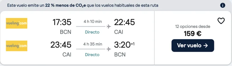 comprar vuelos baratos de barcelona a egipto