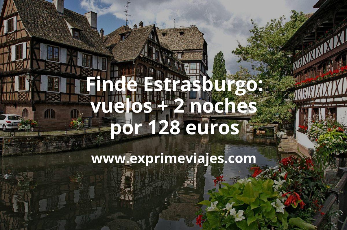 🧳 Fin de Semana Estrasburgo: Vuelos + 2 noches hotel centro por 128 euros