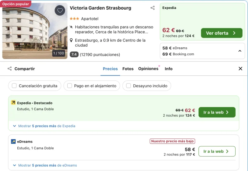 dormir barato fin de semana estrasburgo