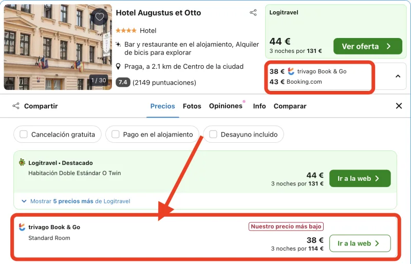 chollo hotel 4 estrellas en praga