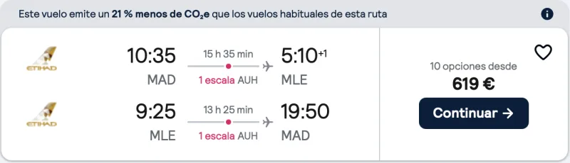 comprar vuelos baratos de madrid a maldivas