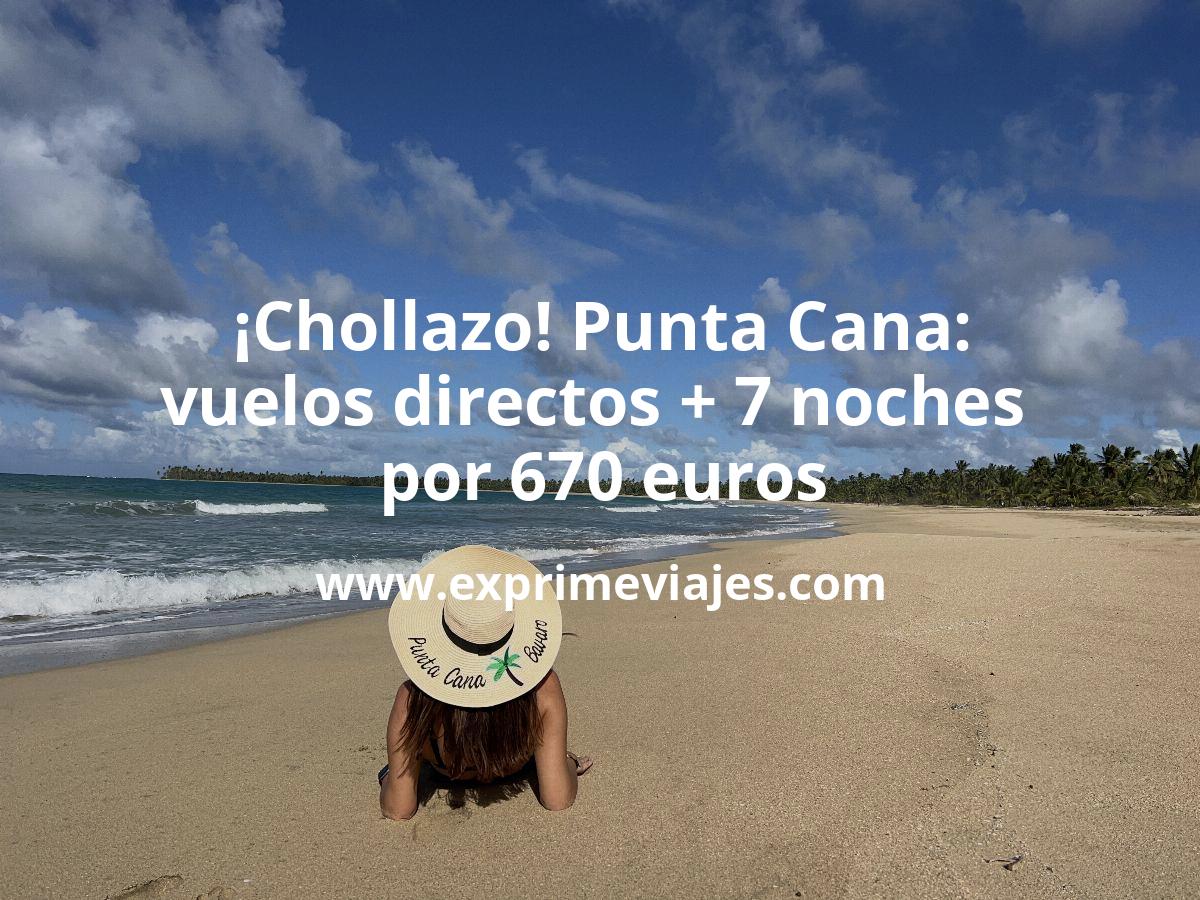 🇩🇴 Punta Cana: Vuelos + 7 noches por 670 euros