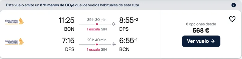 comprar vuelos baratos de barcelona a bali