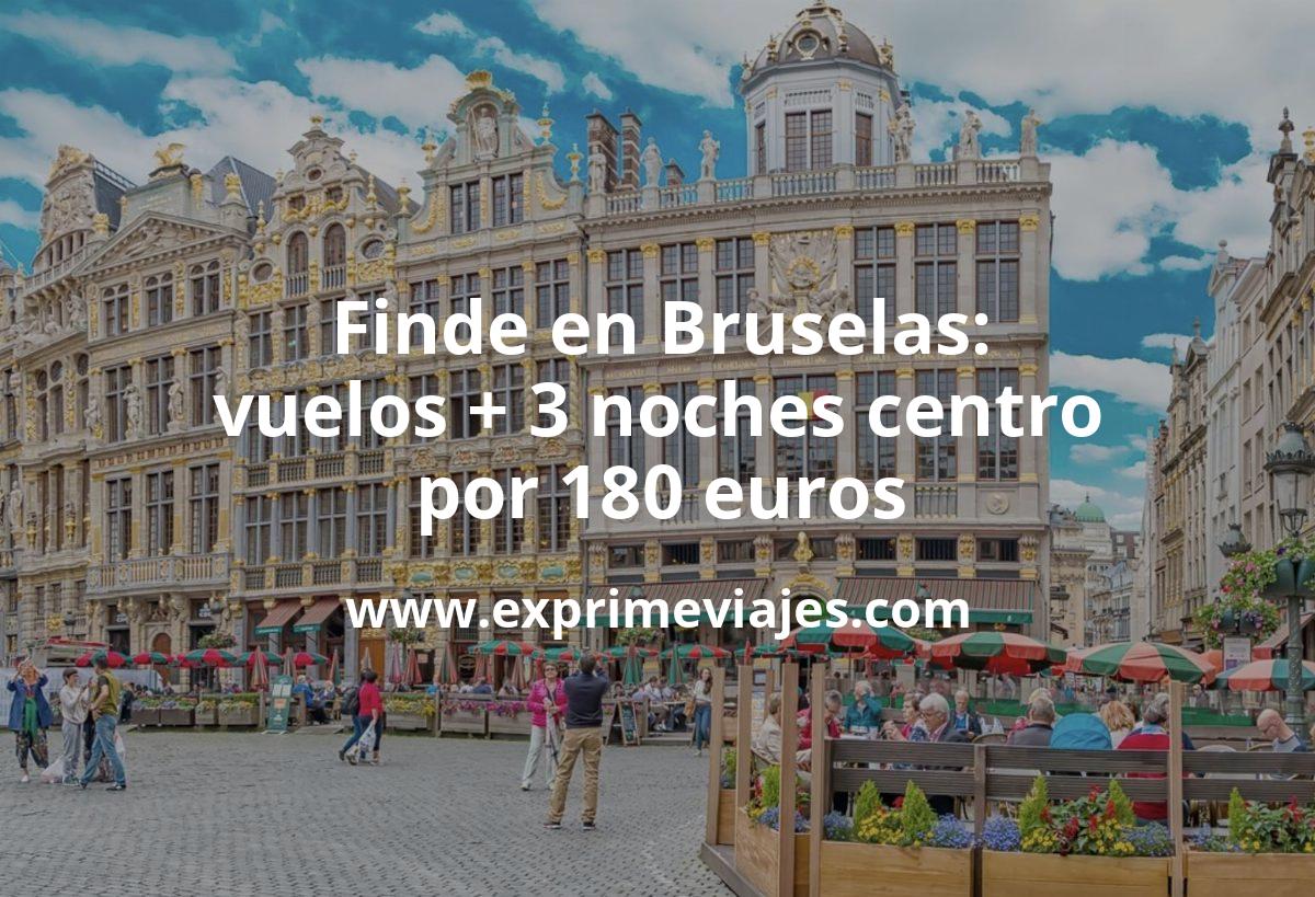 🇧🇪 Fin de semana Bruselas: Vuelos + 3 noches centro por 180 euros