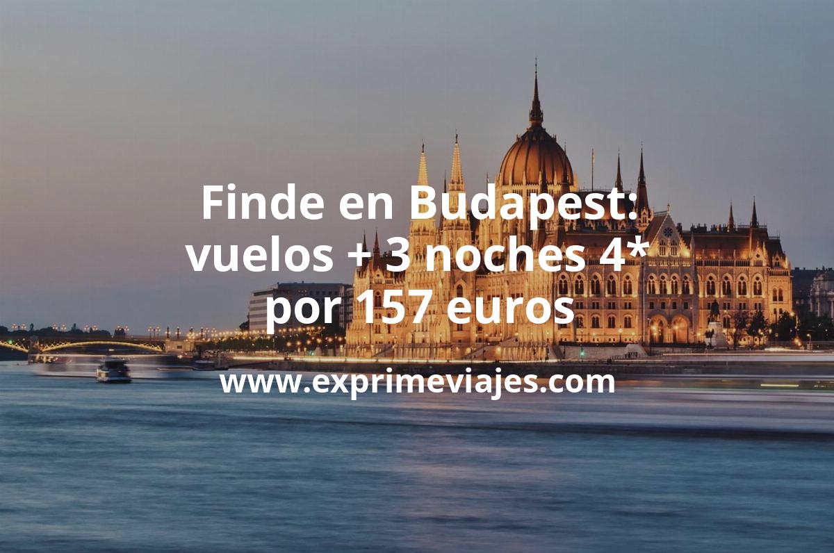 🇭🇺 Fin de Semana Budapest: vuelos + 3 noches 4* por 157 euros
