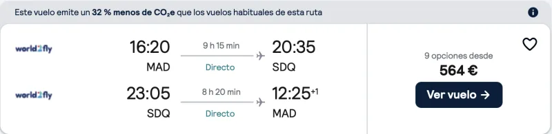 comprar vuelos baratos a Santo Domingo