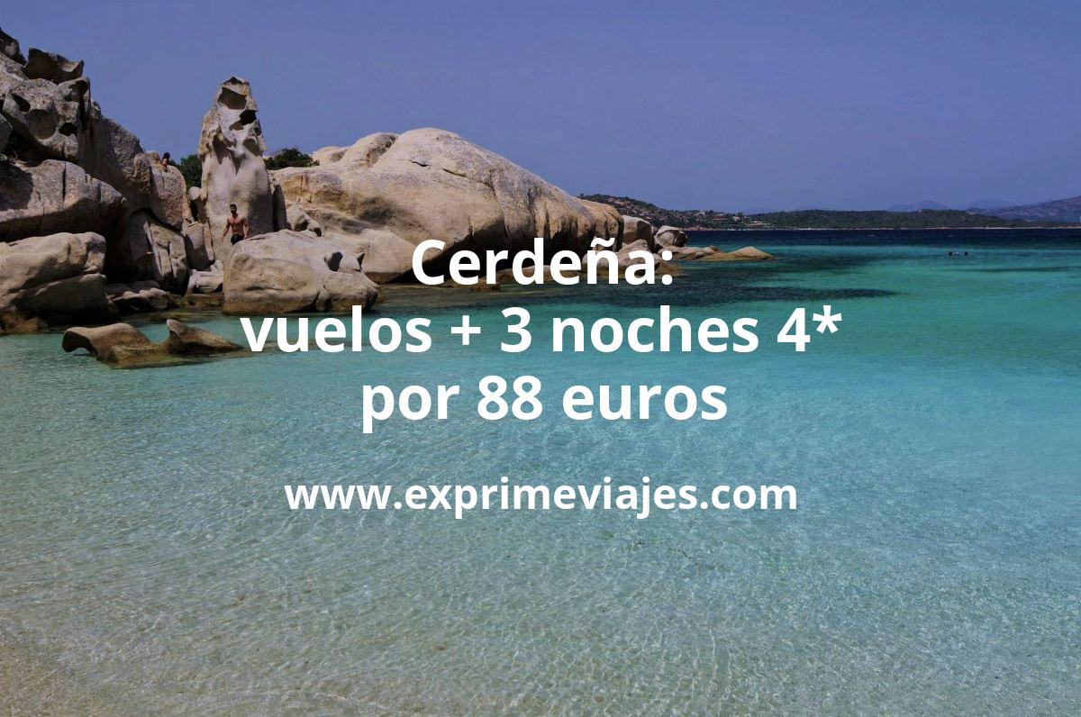 🇮🇹 Cerdeña: Vuelos + 3 noches hotel 4* por 88 euros