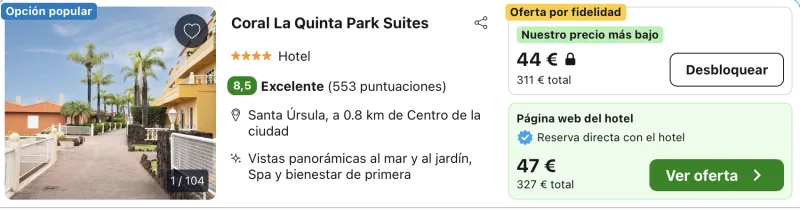 OFERTA HOTEL 4 ESTRELLAS EN TENERIFE OFERTA HOTEL 4 ESTRELLAS EN TENERIFE