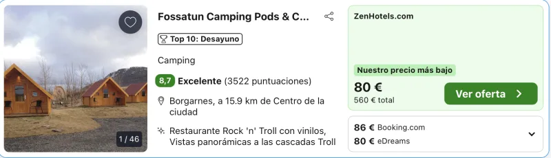 oferta cabaña en Islandia oferta cabaña en Islandia
