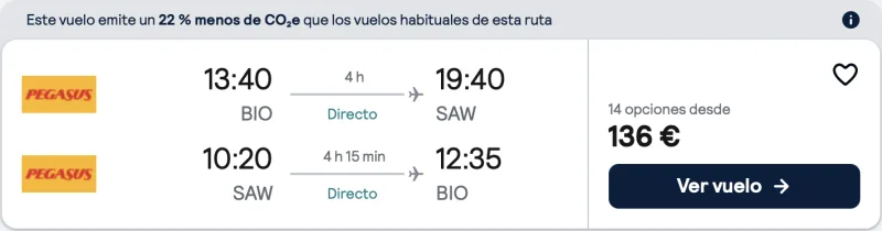comprar vuelos baratos de bilbao a estambul